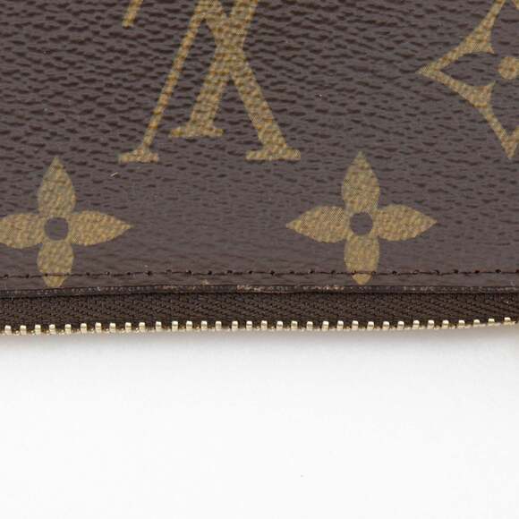 LOUIS VUITTON Brown Monogram Canvas Pochette Mini Bag - Picture 7 of 13
